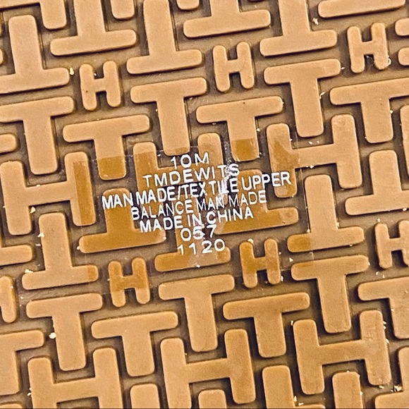 🌟5xHP🌟Tommy Hilfiger Microflag Brown Flip Flop - Picture 10 of 12